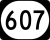 Kentucky Route 607 marker