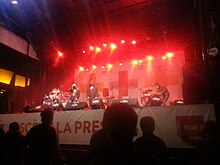 Rap group Gatineau photographed in Montréal, Québec, Canada during the Francofolies de Montréal 2016.