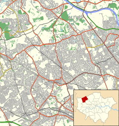 Seven Balls is located in London Borough of Harrow