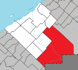 Location within Rimouski-Neigette RCM