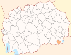 Location of Bogdanci Municipality