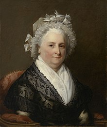 Portrait of Martha Washington [copy after Gilbert Stuart] (early-mid-19th century, National Portrait Gallery, Washington)