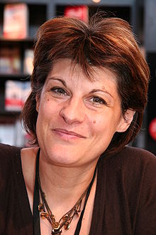 Mireille Calmel at the "Paris book fair" in march 2009.