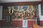 Painting inside the church depicting the story of the three miraculous images from Buhi