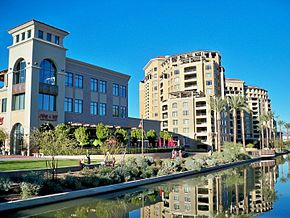 Downtown Scottsdale waterfront