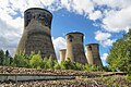 The abandoned cooling towers of Thorpe Marsh Power Station.
