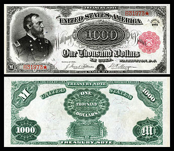 $1,000 (Fr.379c) George Meade.