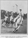 Varsity Match 1922, two Oxford polo players in the back