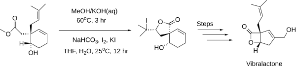 Iodolactonization