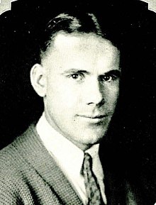 Brick Breeden, pictured in 1928 as a player at Montana State