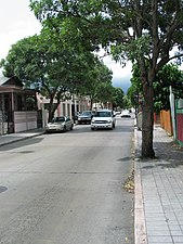 Calle Mayor Cantera, part of PR-503 and near its southern terminus, in Ponce