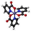 Ball and Stick model of chromium (III) picolinate