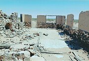 Inside the Nate Salsbury house ruins.