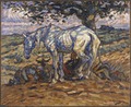 Nils Kreuger（英语：Nils Kreuger）的画作《堂吉诃德的坐骑罗西南多》（Don Quihote's Horse Rosinante，1911年）。