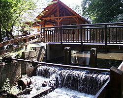 Popular pub „Koselmühle“, located near Glinzig