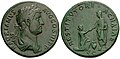 Image 33Sestertius issued under Hadrian circa AD 134–138 (from Roman Empire)