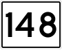 State Route 148 marker