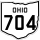 State Route 704 marker