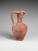 Oinochoe; 800–700 BC; terracotta; height: 24.1 cm; Metropolitan Museum of Art (New York City, US)