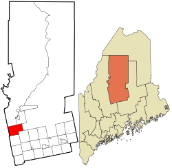 雪莉在皮斯卡特奎斯县的位置（以红色标示）
