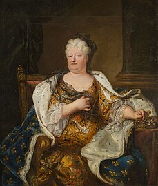 Portrait of Elisabeth Charlotte of the Palatinate (1652-1722), Duchess of Orléans by Hyacinthe Rigaud