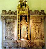 Reredos in the Chapel of the Sacred Heart.