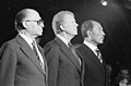 Image 28Celebrating the signing of the 1978 Camp David Accords: Menachem Begin, Jimmy Carter, Anwar Sadat (from Egypt)