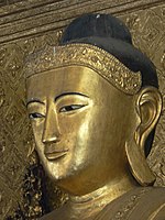 A Mandalay-style statue of Buddha