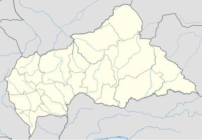 Location map Central African Republic