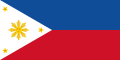Official Flag of the First Philippine Republic.