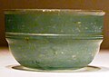 Image 25A green Roman glass cup unearthed from an Eastern Han dynasty (25–220 AD) tomb in Guangxi, China (from Roman Empire)