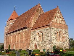 Medieval village church in Jördenstorf