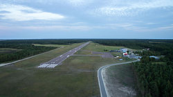 Kärdla Airport, located in Hiiessaare