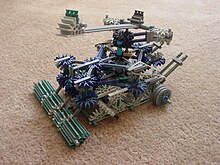 A picture of a K*bot with a Turret Hammer mechanism.