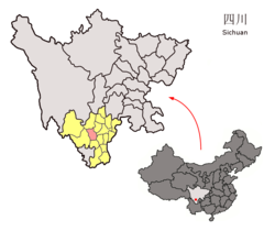 西昌市的地理位置