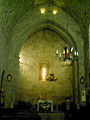 Inside the church