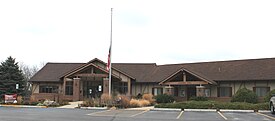 Marion Township Hall on Coon Lake Road