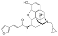 Chemical structure of Nalfurafine.