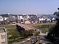 The Sakurabashi bridge over the Saigawa river