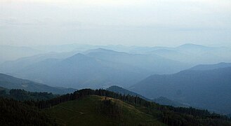 Ukrainian Carpathians within the Lviv Oblast