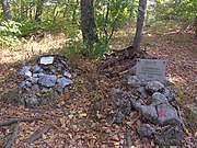 Dedication plaques from collectives and searchers of different years