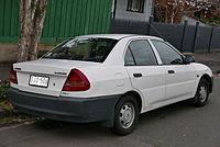 Pre-facelift Mitsubishi Lancer sedan (Australia)