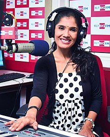 Anuradha giving a special talk in Big FM in 2014