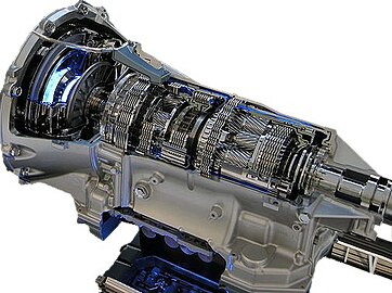 Hydraulic automatic transmission (cutaway view)