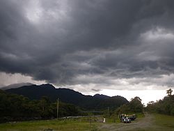 The Baeza area receives impressive thunderstorms throughout the year.