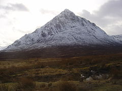 The incident occurred in the Coire na Tulaich area of popular Buachaille Etive Mòr (pictured above).