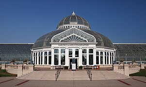 Entrance to the conservatory