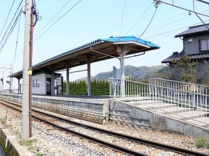 车站站台（2009年4月）