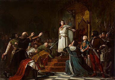 Henry III chastising his Noblemen