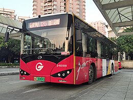 巴士集团番禺片区125路的 GZ6100LGEV5 (K8)